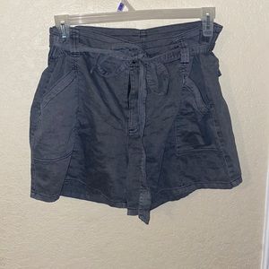 Paper Bag Navy shorts.